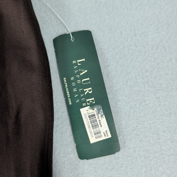 Lauren Ralph Lauren Womens Size 16W Chocolate Brown Straight Leg Pants - Picture 6 of 16